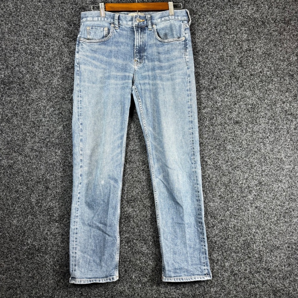 Everlane Mens Selvedge Straight Fit Jean Organic Cotton Blue 29x30